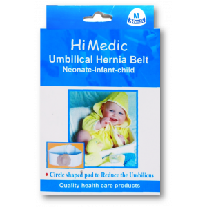 HI MEDIC UMBILICAL HERNIA BELT NEONATE/ INFANT SIZE MEDIUM